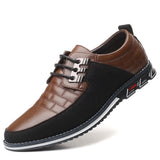New Oxfords Leather Men Shoes Fashion Casual Slip On Formal Business Wedding Dress Shoes Men Big Size 38-48 Drop