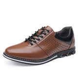 Breakj Men's Autumn New British Style Casual Korean Leather Shoes Male Trend Business