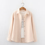 Solid Color Women's Shirt 2021Spring New Casual Design Sense Blouses and Tops Young Style Lady Long Sleeve