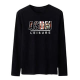 Long Sleeve T-shirts Autumn Print Gothic Vintage Ulzzang Cozy High Street Streetwear 4XL Baggy Korean Trendy Harajuku BF