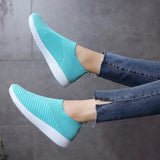 Breakj Large-Size Women's Shoes Autumn Lazy Shoes One Foot Pedal Women Breathable Sports Low-Help Casual Shoes Single