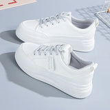 Breakj Version Of Fashion Small White Shoes Women 2025 Summer New College Style Shoes Loose Cake Thick-Soled Casual