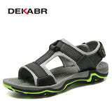 Hot Sale New Fashion Summer Leisure Beach Men Shoes High Quality Leather Sandals Plus Size 45 Men's Outdoor
