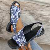 Breakj Sandals Women 2025 Summer New Large-Size Fish Mouth Side Empty Fashion Thick Heel Low-Heeled Sandals