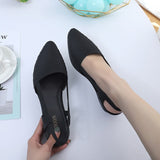 New Fashion Women's Flat Shoes Pointed Toe Light Luxury Sandals Women Designers Elegant Woman Casual Comfortable