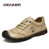 2022 New Fashion Casual Shoes Genuine Leather Lace Up Brand Shoes Luxury Business Summer Shoes Men Walking