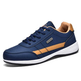 Casual Shoes Sneakers Trend Leather Shoe Italian Breathable Leisure Male Sneakers Non-Slip Footwear Men Vulcanized