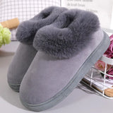 Slippers For Women Winter Warm Cotton Slippers Ladies Winter Velvet Home Floor Thick Bottom Cartoon House leisure