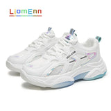 White Chunky Sneakers 2021 Lady Summer Platform Sneakers Women Sports Shoes Mesh Tennis designer basket zapatillas