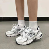 wind reflective old shoes women 2021 spring sports casual shoes flat breathable comfortable women's