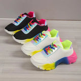 Celebrity Color Daddy Shoes Spring Autumn 2024 New Style Increased Ins Tide Thick Soles Sports Shoes Leisure