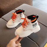 Winter Children Boots Waterproof Baby Fashion Sneaker Kids Snow Boots Boys Girls Martin Boots Casual