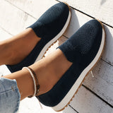 Breakj Size Fly Woven Single Shoes Women's Spring 2024 New Mesh Cloth Breathable Pedal Women's Casual Knit
