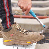 Boots Men Winter Work Shoes Water-Proof Anti-smash Security Safety Shoes Indestructible Work Boots Steel Toe Men
