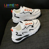 Platform Sneakers Woman Vulcanize Sport Shoes 2021 New Light Green Blue Chunky Sneaker dames Tenis basket zapatillas