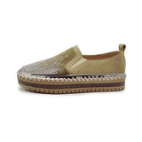 Womens Loafers Shoes Female Footwear Clogs Platform Casual Sneaker Crystal Round Toe Modis Slip-on Big Size Dress New Creepers