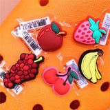 Various Fruit Designer Shoe Charms 5pcs/lot Croc Buckle Accessories Luxury Clog Jewelry Decorations Gift Preferred