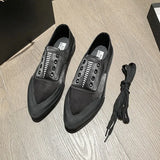 Summer Shoes Woman 2024 Trend Canvas Sport Casual Shoes Spring Flats Sneakers Running Ladies Loafers Pointed Toe