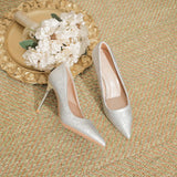 Chinese Style Sharp Thin Heel Single Shoes Beautiful High-End With Horse-Faced Skirt Temperament Cheongsam High-Heeled