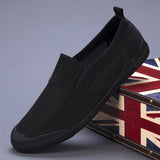 Breakj Summer New Men's Canvas Shoes Can Beperilable Light Casual Shoes One Foot Pedal Men's Shoes Old Beijing Cloth