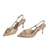 Breakj Women's Spring And Summer Light Mouthed Wedding Shoes Large-Size Fashion 2025 Nude Small Scent Wind And Bag