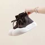 Breakj Top Small White Shoes Female 2024 New Autumn Model Student Ins Fashionable Shoes Versatile Casual Platform Fashion Board Shoes XT