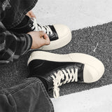 Breakj Board Shoes Men's Breathable Platform Increased Star Same Big Derby Shoes Casual Shoes