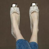 Breakj Women 2025 New Autumn French Bold With A Comfortable Little Fragrant Soft Base Casual Mary Jane