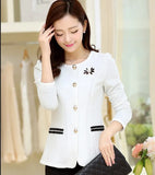 Women 2019 Corsage 4XL 5XXXXXL Plus Size Formal Lady Blazers Jackets for Woman Work Wear Coat Jaqueta Top