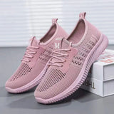 Shoes 2021 Mesh Platform Shoes Women Breathable Lace Up Sneakers Women Hollow Out Casual Shoes Zapatillas De