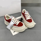 Platform Small White Shoes 2023 Summer New Women's Heighten Small Fragrant Wind Casual Canvas Shoes Women Spring Women's