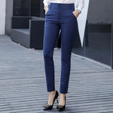 Pants Women Spring Bodycon Slim Ladies Formal Suits Trousers High Waist Workwear Female Pantolones Casual Woman