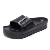 Platform Sandals Women flip flops Beach Home Slippers Flat Pink Red Black White Slides 2021 EVA Light Casual Shoes