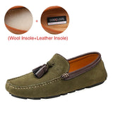 Genuine Leather Men Shoes Spring Fashion Leather Men Loafers Flats New High Quality Casual Shoes For Men Driving