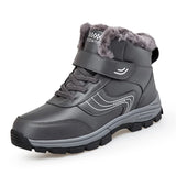 Sale Anti-skid Men Snow Boots Stylish Casual Quality Unisex High Shoes Winter Plush Warm Lined Sneaker Outdoor Soft