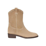 Breakj Heel Pointed Vintage Brown Western Cowboy Boots Women's Shoes 2024 New V Mouth Short Boots Spring Fall Martin