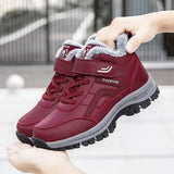 o'clock Winter Men's High Boots Outdoor Warm Lined Anti-skid Couple Shoes Fashion Casual Female Snow Boots Soft