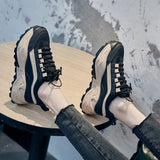 Sports Shoes Female 2023 Summer Rubber PU Color Cake Platform Bottom Lightweight Casual Fashion Dad Shoes