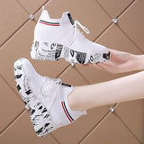 shoes Mesh Platform Sneakers women Trainers Shoes High Heels Wedges Outdoor Shoes Breathable Casual Shoes Woman