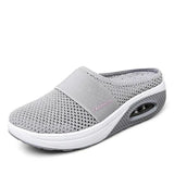 Women Mesh Lightweight Shoes Woman Slippers Wedge Shoes Female Air Cushion Sandals Thick Bottem Casual Sneakers Plus Size
