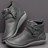 Breakj Women's Shoes 2023 British Style Workwear Shoes Martin Boots Ladies Large Size Short Boots Women's Fashion Casual Shoes Women