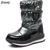 Real Wool Winter Warm Baby Shoes Waterproof Children's Snow Boots -30 Degree Keep Warm Girls Boys Snow Boots Kids