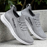 Breathable Sneakers Men Handmade Shoes For Men Lace Up Men's Sneaker Mesh Lightweight Male Driving Shoes Zapatos De