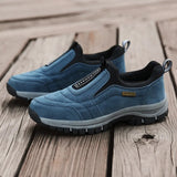 Breakj Spring And Autumn Men's Leisure Middle-Aged And Elderly Hiking Shoes Hiking Shoes Lightweight Plus 49 Solid Men's