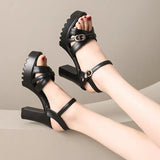 Breakj Sandals Women 2026 Spring And Summer New Thick-Soled Thick-Heeled Fashion