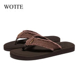 Men Flip Flops Comfortable Slippers Men Beach Sandals Shoes for Men Slippers Big Size40-48 Casual Shoes zapatos para