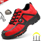 Toe Cap and Kevlar Midsole Men Safety Work Shoes Puncture-Proof Indestructible Working Boots Wear-resistant Man