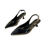 And Autumn 2025 New Korean Version Of The Head With Sandals Female Fine Heeled High-Heeled High-Heeled High-Heeled