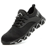 Safety Shoes Security Boots With Steel Toe Anti-Smashing Breathable Comfortable Casual Sneakers Working Shoes