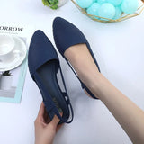 New Fashion Women's Flat Shoes Pointed Toe Light Luxury Sandals Women Designers Elegant Woman Casual Comfortable